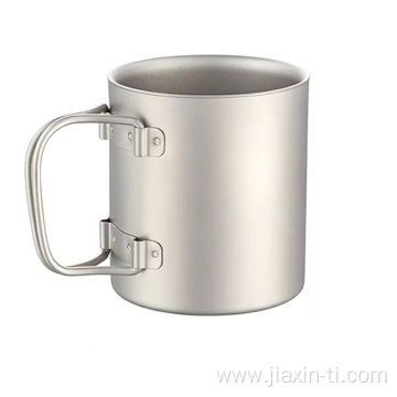 450 ml mug titanium Insulated Double Wall cup
